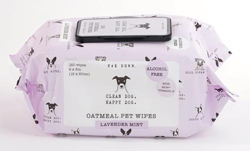 Show full view: Rae Dunn Clean Dog. Happy Dog. Dog Wipes, 150 count, 2 pack slide 4 of 8