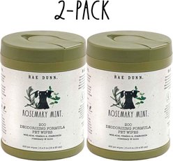 Rae Dunn Deodorizing Formula Cannister Dog Wipes, 200 count, 2 pack