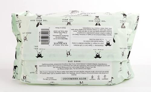 Show full view: Rae Dunn Good Clean Dog. Dog Wipes, 150 count, 2 pack slide 2 of 7