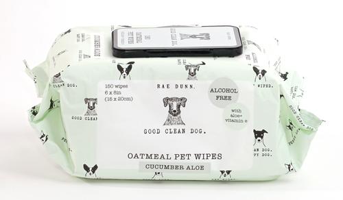 Show full view: Rae Dunn Good Clean Dog. Dog Wipes, 150 count, 2 pack slide 3 of 7