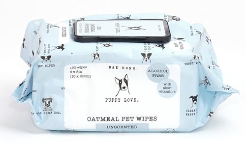 Show full view: Rae Dunn Puppy Love. Dog Wipes, 150 count, 2 pack slide 3 of 7