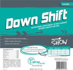 Ralco Show Down Shift Swine Supplement, 40-lb bag slide 2 of 2