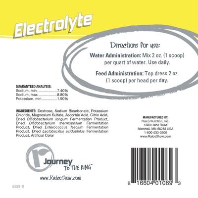 Show full view: Ralco Show Electrolyte Livestock Supplement, 6-lb pail slide 3 of 3