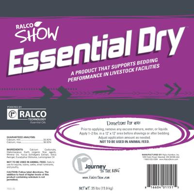 Show full view: Ralco Show Essential Dry Farm Animal Fly & Insect Control, 35-lb pail slide 2 of 2