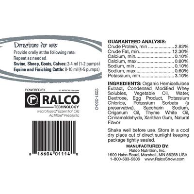 Show full view: Ralco Show Gun Livestock Supplement, 250-ml bottle slide 2 of 2