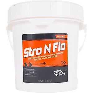 Ralco Show Stro N Flo Farm Animal Supplement, 5-lb bucket