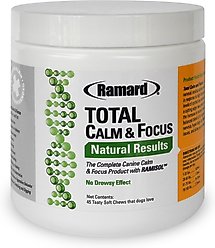 Ramard Total Calm & Focus Dog Supplement, 46 count
