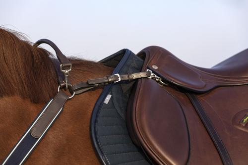 Show full view: Rambo Micklem Horse Martingale, Brown, Small Horse slide 2 of 2