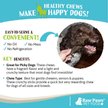 Show in main carousel: Raw Paws 6-inch Beef Green Tripe Sticks Dehydrated Dog Treats, 10 count slide 6 of 8