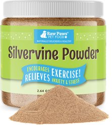 Raw Paws All-Natural Silvervine Powder for Cats, 2.6-oz jar