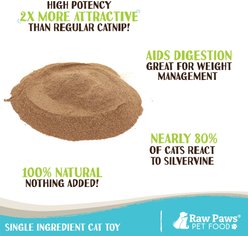 Raw Paws All-Natural Silvervine Powder for Cats, 2.6-oz jar slide 2 of 5