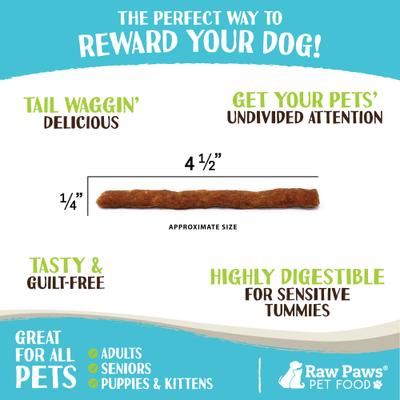 Show full view: Raw Paws Chicken Grain-Free Jerky Sticks Dog & Cat Treats, 6-oz bag slide 4 of 8