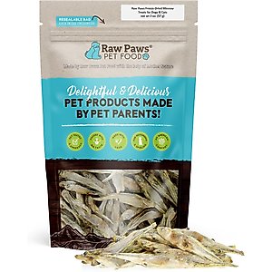 Raw Paws Freeze-Dried Smelt Minnows Raw Dog & Cat Treats, 2-oz bag