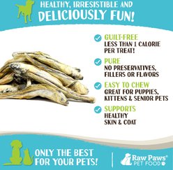 Raw Paws Freeze-Dried Smelt Minnows Raw Dog & Cat Treats, 2-oz bag slide 2 of 6
