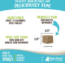 Raw Paws High Protein Freeze-Dried Beef Liver Flavored Dog Treats, 8-oz bag slide 2 of 6