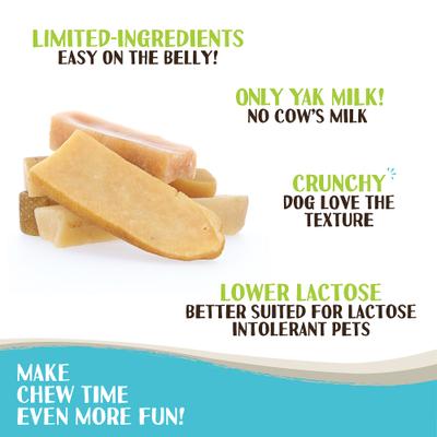 Show full view: Raw Paws Himalayan Yak Dog Chews, Small, 10 count slide 3 of 9