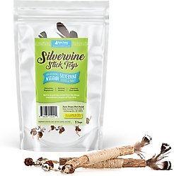 Raw Paws Matatabi Silvervine Chew Stick with Feather, Gall Fruit, & Bell Cat Toy, 3 count