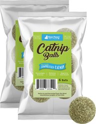 Raw Paws Natural Catnip Interactive Cat Ball Toy, 12 count bundle