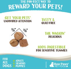 Raw Paws Peanut Butter Chicken-Free Adult Soft & Chewy Training Dog Treats, 6-oz bag slide 2 of 6