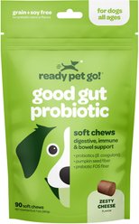Ready Pet Go Good Gut Probiotic Dog Supplement, 90 Count