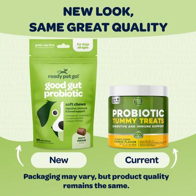 Show full view: Ready Pet Go Good Gut Probiotic Dog Supplement, 90 Count slide 9 of 10