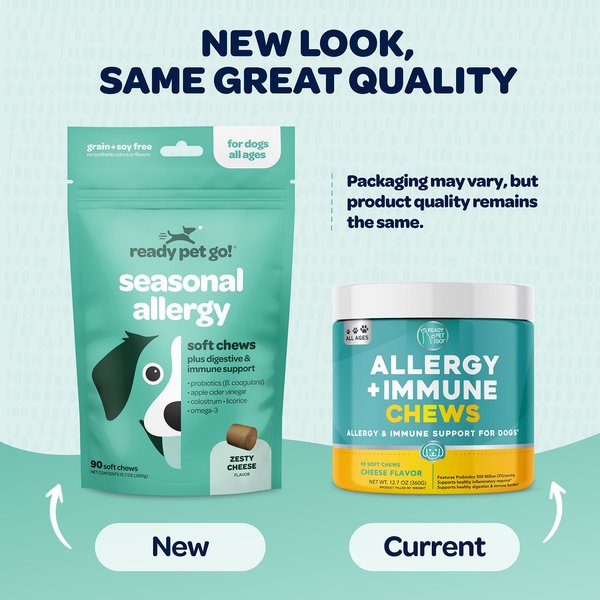 Ready Pet Go Seasonal Allergy Dog Supplement