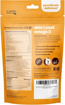 Show full view: Ready Pet Go Skin & Coat Omega-3 Dog Supplement, 90 Count slide 3 of 10