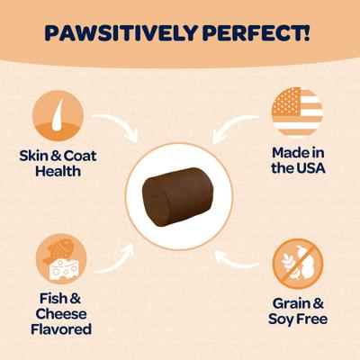 Show full view: Ready Pet Go Skin & Coat Omega-3 Dog Supplement, 90 Count slide 6 of 10