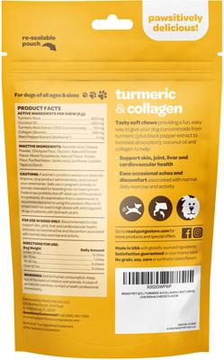 Show full view: Ready Pet Go Turmeric & Collagen Dog Supplement, 90 Count slide 3 of 10
