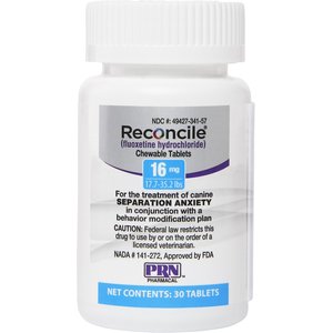 Reconcile (fluoxetine hydrochloride) Tablets for Dogs, 16-mg, 30 tablets