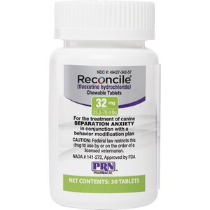 Reconcile (fluoxetine hydrochloride) Tablets for Dogs, 32-mg, 30 tablets