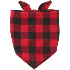 Red Buffalo Plaid Dog & Cat Bandana, Medium/Large