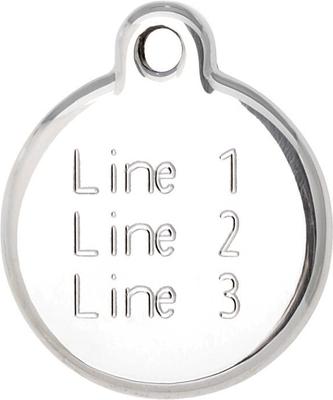 Show full view: Red Dingo Alphabet Stainless Steel Personalized Dog & Cat ID Tag, Letter T, Small slide 4 of 8