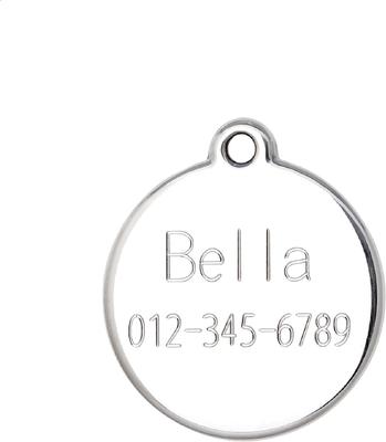 Show full view: Red Dingo Alphabet Stainless Steel Personalized Dog & Cat ID Tag, Letter Z, Medium slide 5 of 8