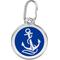 Show in main carousel: Red Dingo Anchor Stainless Steel Personalized Dog & Cat ID Tag, Blue, Small slide 1 of 8