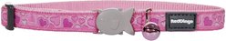 Red Dingo Breezy Love Nylon Breakaway Cat Collar with Bell, Pink, 8 to 12.5-in neck, 1/2-in wide slide 2 of 5