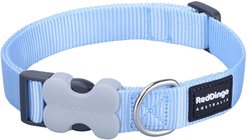 Red Dingo Bucklebone Classic Pastel Nylon Dog Collar, Blue, X-Small: 8 to 12.5-in neck, 1/2-in wide