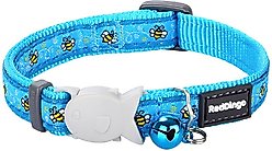 Red Dingo Bumble Cat Collar, Turquoise