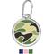 Show in main carousel: Red Dingo Camouflage Stainless Steel Personalized Dog & Cat ID Tag, Green, Small slide 1 of 7