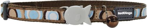 Show full view: Red Dingo Circadelic Nylon Breakaway Cat Collar with Bell, Brown, 8 to 12.5-in neck, 1/2-in wide slide 3 of 10