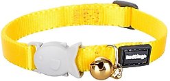 Red Dingo Classic Kitten Collar, Yellow