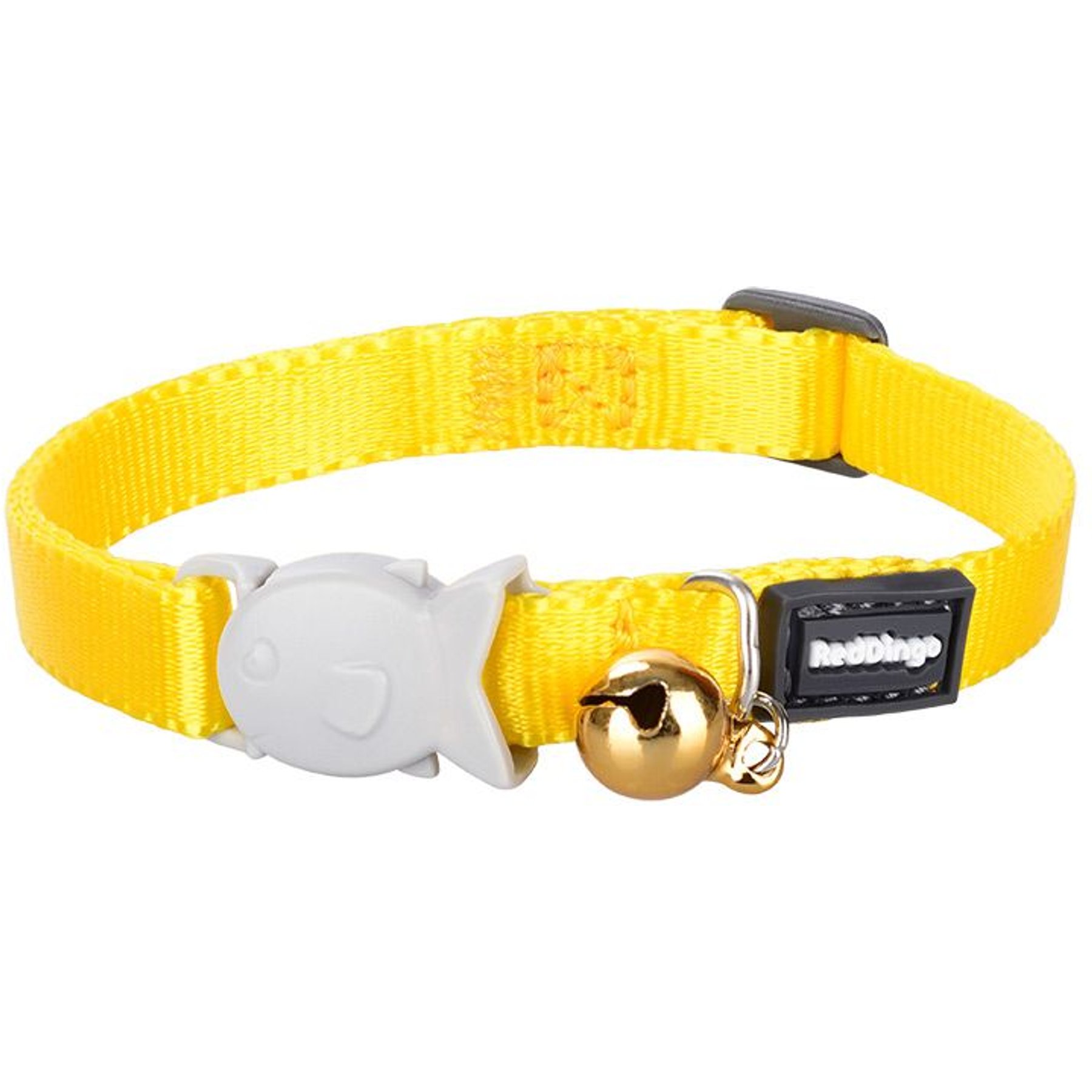 Red Dingo Classic Kitten Collar, Yellow