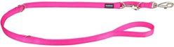 Red Dingo Classic Multi Purpose Nylon Hands-Free Running Dog Leash, Hot Pink, 6.56-ft long, 5/8-in wide