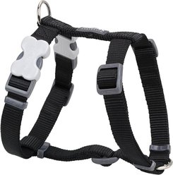 Red Dingo Classic Nylon Back Clip Dog Harness, Black, Medium: 17.7 to 26-in chest