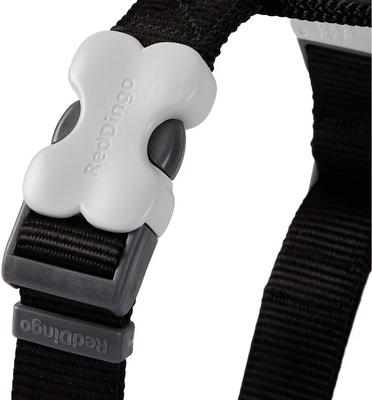 Show full view: Red Dingo Classic Nylon Back Clip Dog Harness, Black, Medium: 17.7 to 26-in chest slide 4 of 10