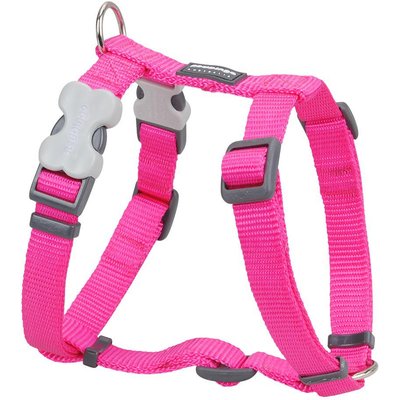 Red Dingo Red Dingo Classic Nylon Back Clip Dog Harness, Hot Pink, X-Small: 11.8 to 17.3-in chest