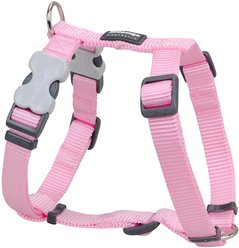 Red Dingo Classic Nylon Back Clip Dog Harness, Pink, Large: 22 to 31.5-in chest