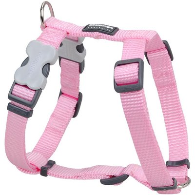 Red Dingo Red Dingo Classic Nylon Back Clip Dog Harness, Pink, Large: 22 to 31.5-in chest