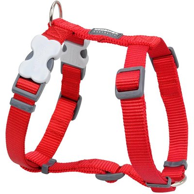 Red Dingo Red Dingo Classic Nylon Back Clip Dog Harness, Red, Large: 22 to 31.5-in chest