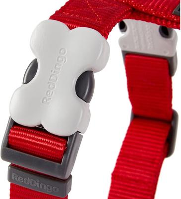 Show full view: Red Dingo Classic Nylon Back Clip Dog Harness, Red, Medium: 17.7 to 26-in chest slide 5 of 11
